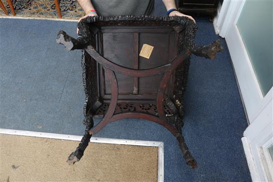 A 19th century Chinese Hongmu stand